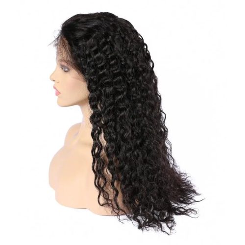13x4 HD Transparent Lace Frontal Deep Wave Human Hair Wigs 200% Densit Cerise Alfie