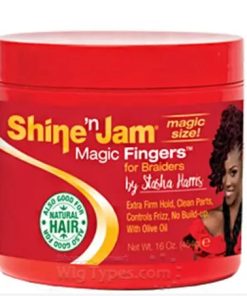 AMPRO SHINE N JAM MAGIC FINGERS FOR BRAIDERS 16 OZ - Beurico Beauty Supply