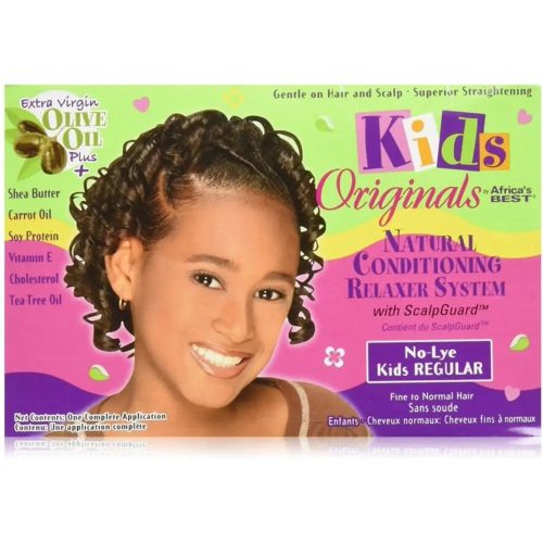 Africa's Best Kids Natural Conditioning Relaxer System with Scalp Guard 1 Ea - Beurico Beauty Supply