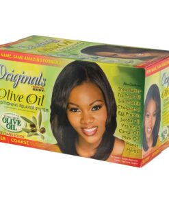 Originals by Africa Best Olive Oil Hair Relaxer Kit No lye Super Coarse System