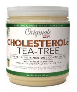 Originals by Africas Best Cholesterol Tea Tree Oil Rinse-Out Plus Leave in Conditioner