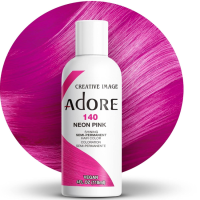  Adore Semi Permanent Hair Color 140 Neon Pink
