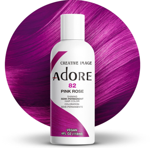  Adore Semi Permanent Hair Color 082 Pink Rose