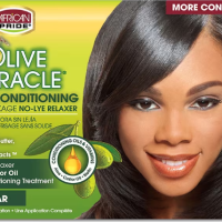 Olive Miracle Deep Conditioning No Lye Relaxer w/Biotin & Aloe
