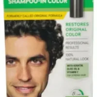Shampoo-In Color, Hair Coloring for Men - Darkest Brown-Black, H-50