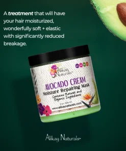 Alternative view of ALIKAY NATURALS AVOCADO CREAM MOISTURE REPAIR MASK