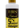 EBIN 5 SECOND NATURAL HAIR ARGAN OIL DETANGLER LEAVE IN CONDITIONER 8.5OZ Ebin of New York