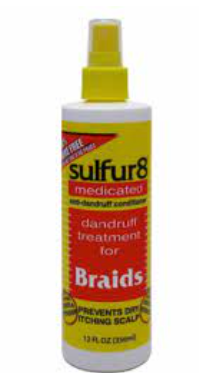 Sulfur8 Dandruff Treatment for Braids, 12 Fl Oz
