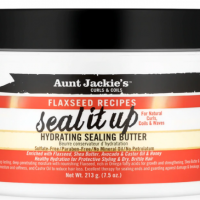 AUNT JACKIE'S FLAXEED SEAL IT UP HYDRATING SEALING BUTTER 7.5 OZ AUNT JACKIE