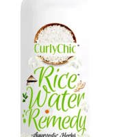 CurlyChic Agua de Arroz Remedio Condimento Fortalecedor Estimular y Restaurar 8 Fl Oz CURLYCHIC