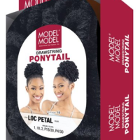 MODELMODEL SYNTHETIC HAIR DRAWSTRING PONYTAIL - LOC PETAL 1
