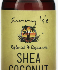 SUNNY ISLE SHEA COCONUT MOISTURIZING SHAMPOO 12oz | INFUSED WITH JAMAICAN BLACK