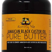 SUNNY ISLE JAMAICAN BLACK CASTOR OIL PURE BUTTER ORIGINAL 4 oz