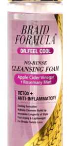 EBIN BRAID FORMULA CLEANSING FOAM 8.5oz - ROSEMARY