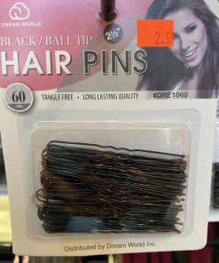 BLACK/BALL TIPS HAIR PINS DRE1060