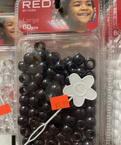 Red by kiss,  black beads