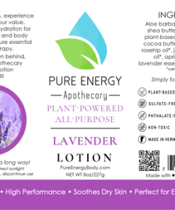 Alternative view of Natural All Purpose Lotion 8 Oz (Lavender)