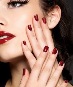 Alternative view of Starlite Red | Soft & Durable Press-On Nails