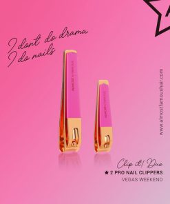 Alternative view of Almost Famous "Clip It" Rose Gold Nail Clipper Duo