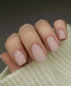 Press On Nails Kit with Glue and gel stickers Reusable Tips