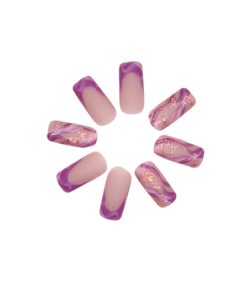 Press On Nails Kit with Glue and gel stickers Reusable Tips