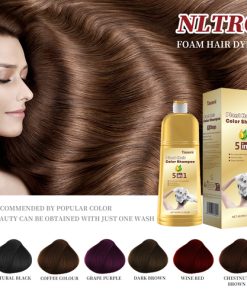 Alternative view of 1 bottle 5 in 1 plant extract hair dye hair dye black hair dye