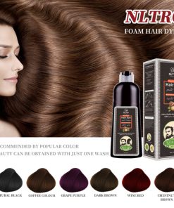 Alternative view of A bottle of plant extract hair dye hair dye black hair