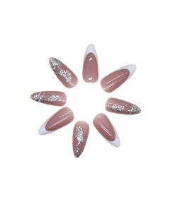 Press On Nails Kit with Glue and gel stickers Reusable Tips