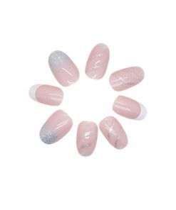 Press On Nails Kit with Glue and gel stickers Reusable Tips