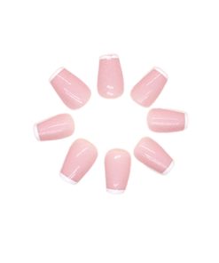 Press On Nails Kit with Glue and gel stickers Reusable Tips