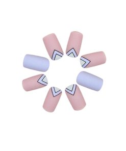 Press On Nails Kit with Glue and gel stickers Reusable Tips