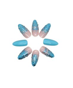 Press On Nails Kit with Glue and gel stickers Reusable Tips