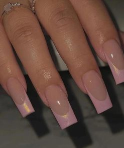 Press On Nails Kit with Glue and gel stickers Reusable Tips