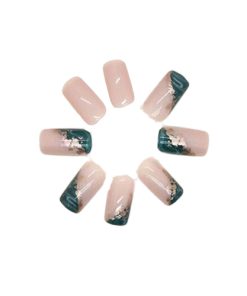 Press On Nails Kit with Glue and gel stickers Reusable Tips