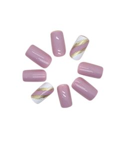 Press On Nails Kit with Glue and gel stickers Reusable Tips