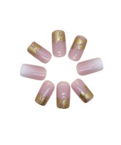 Press On Nails Kit with Glue and gel stickers Reusable Tips