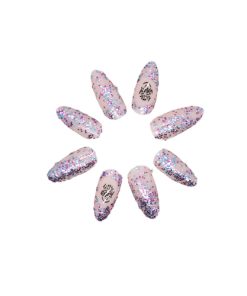 Press On Nails Kit with Glue and gel stickers Reusable Tips