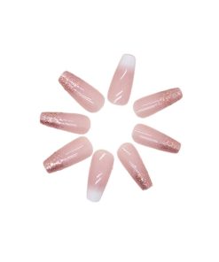 Press On Nails Kit with Glue and gel stickers Reusable Tips