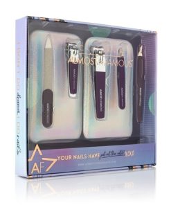 Alternative view of Almost Famous Manicure Kit w/ Silver Holographic travel case