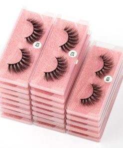 Alternative view of Mink Eye Lashes Wholesale 20/30/40/100 PCS  Mink Fluffy Fake Eyelashes