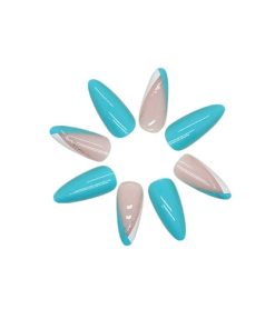 Press On Nails Kit with Glue and gel stickers Reusable Tips