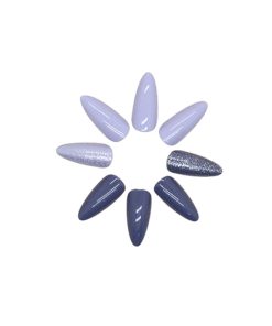 Press On Nails Kit with Glue and gel stickers Reusable Tips