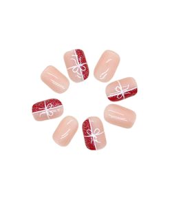 Press On Nails Kit with Glue and gel stickers Reusable Tips