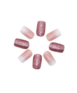 Press On Nails Kit with Glue and gel stickers Reusable Tips