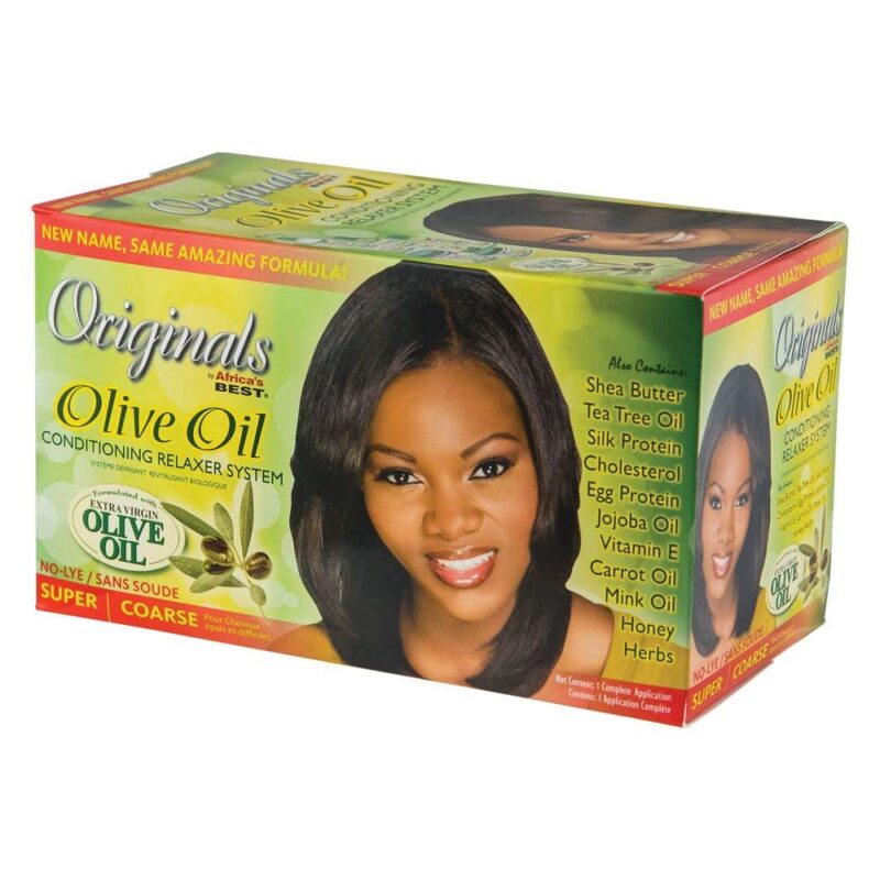 Originals by Africa Best Olive Oil Hair Relaxer Kit
