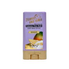 Ebin New York 24 hours Edge Tamer Sleek Hair Wax Stick Extreme Firm Hold Mango .53oz