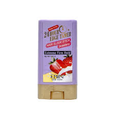 Ebin New York 24 hours Edge Tamer Sleek Hair Wax Stick Extreme Firm Hold Strawberry .53oz