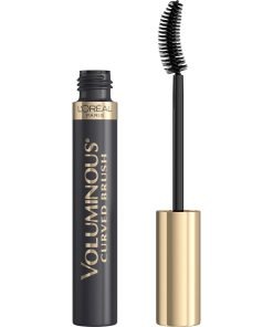 L'Oreal Paris Makeup Voluminous Original Curved Brush Mascara, Black, 0.28 Fl Oz