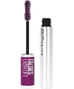 Maybelline The Falsies Lash Lift Washable Mascara Volumizing, Lengthening, Lifting, Curling, Multiplying, Eye Makeup, Blackest Black, 1 Count