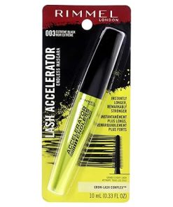 Rimmel Lash Accelerator Mascara, Extreme Black (2-Pack)